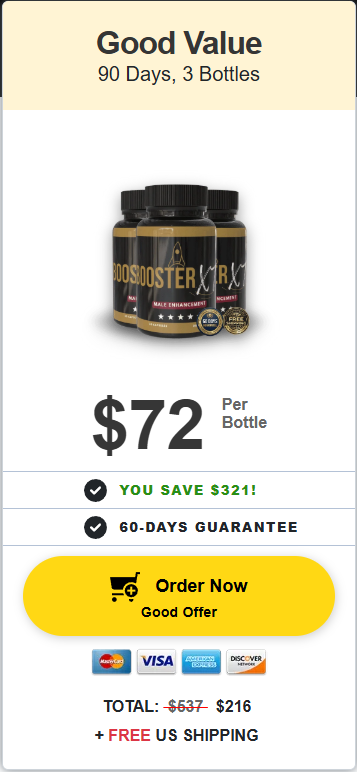 Booster XT 3 Bottle Price